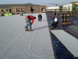 built-up-roofing-system-installed Commercial Roofing