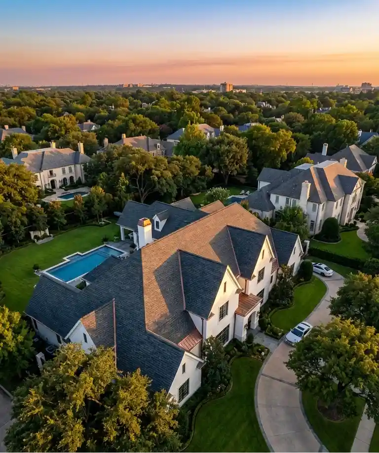 highland-park-luxury-roof-restoration-dallas Illustration of types of Highland Park homes we've re-roofed