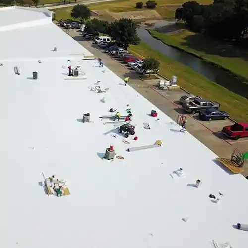 new commercial roof construction and installation
