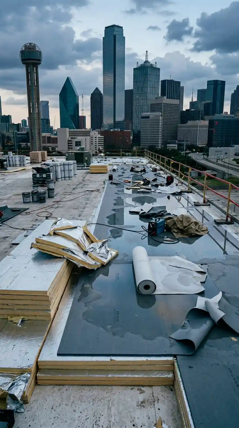 showing the kind of hailstones that damage roofs in the dallas area